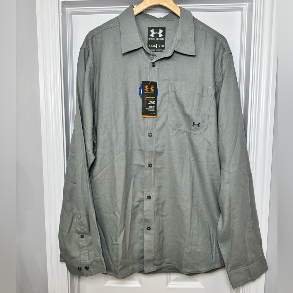 Under Armour long sleeve shirt. All season gear. 3XL.  New with tags.